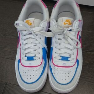 Nike Kids Sneakers - White, Blue, Pink